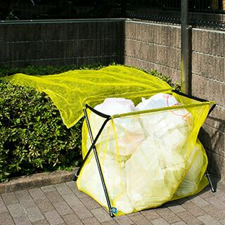 折りたたみ式 カラスネット ゴミX (防鳥具 防獣 鳥対策 ゴミ箱 鳥撃退