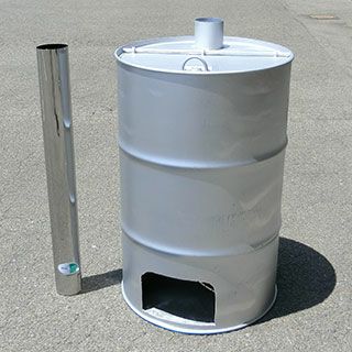 ドラム缶焼却炉 200L 家庭用 | 菜園くらぶ 種と苗と園芸資材の専門店