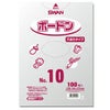 ボードンパック穴あき No.10 サイズ0.02×180×270mm 100枚入