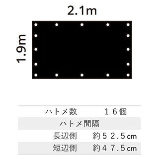 ターピー 軽トラックシート 彩り ブラック